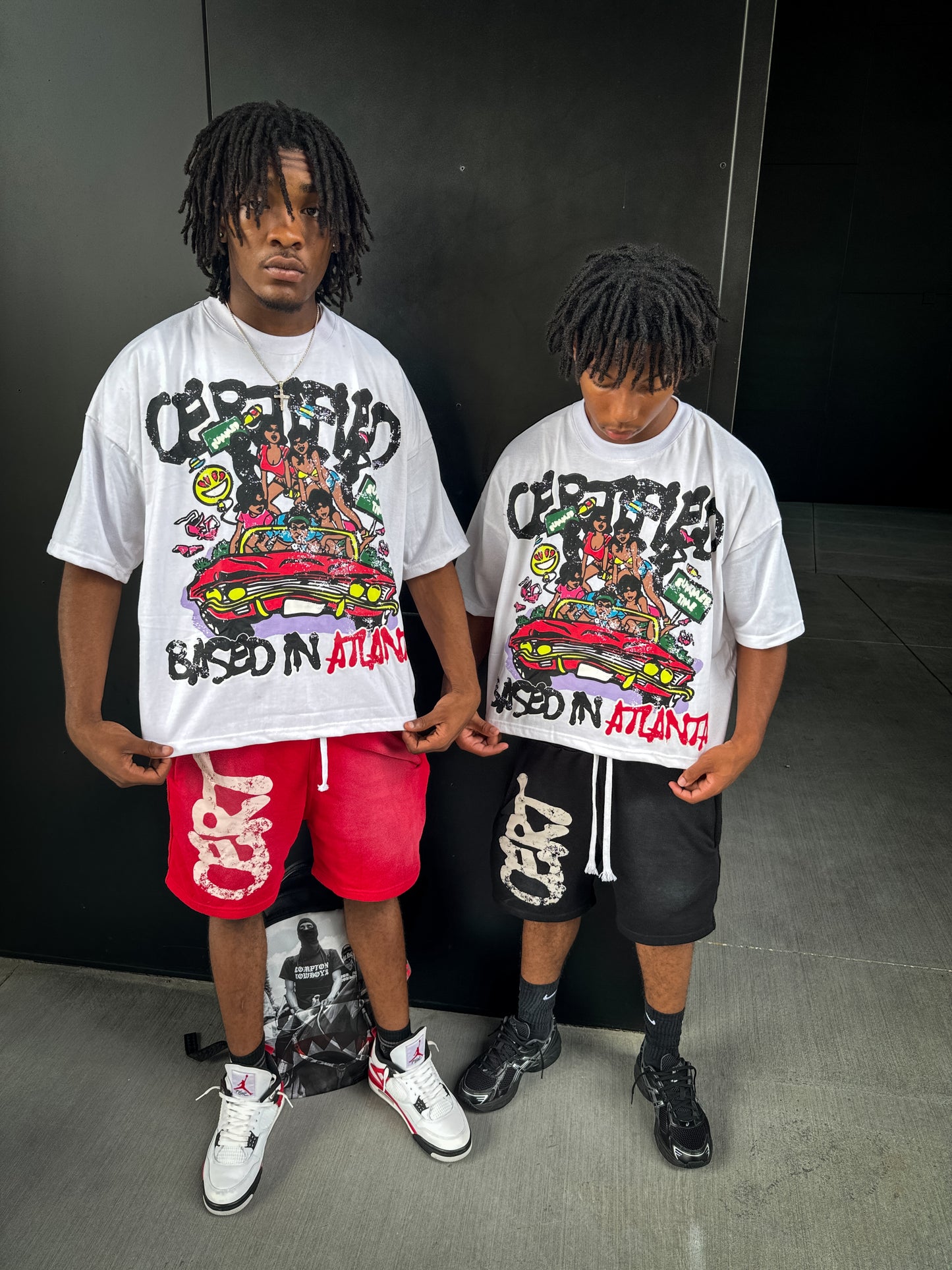 Red “CERT” Shorts