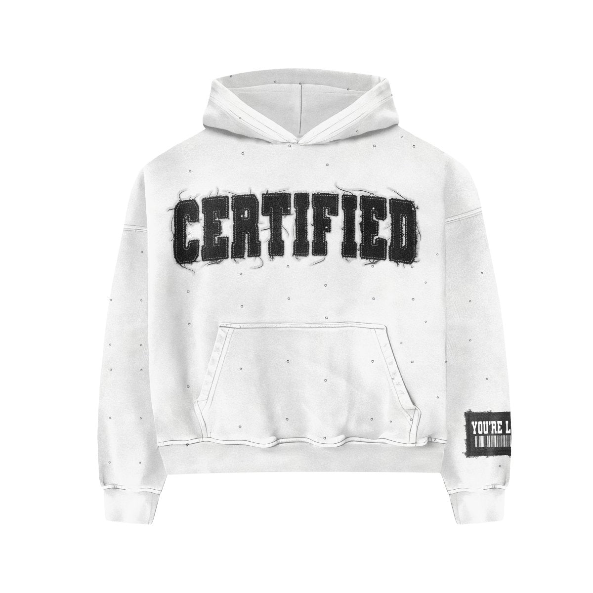 White "CERTIFIED" Hoodie