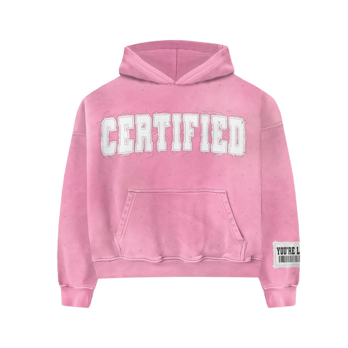Pink "CERTIFIED" Hoodie